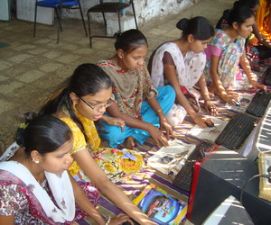 For these tribal girls, earning means helping their village